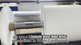 FSC 220gsm Durable C1S White Cardboard Paper OEM For Cosmetic Boxes For You